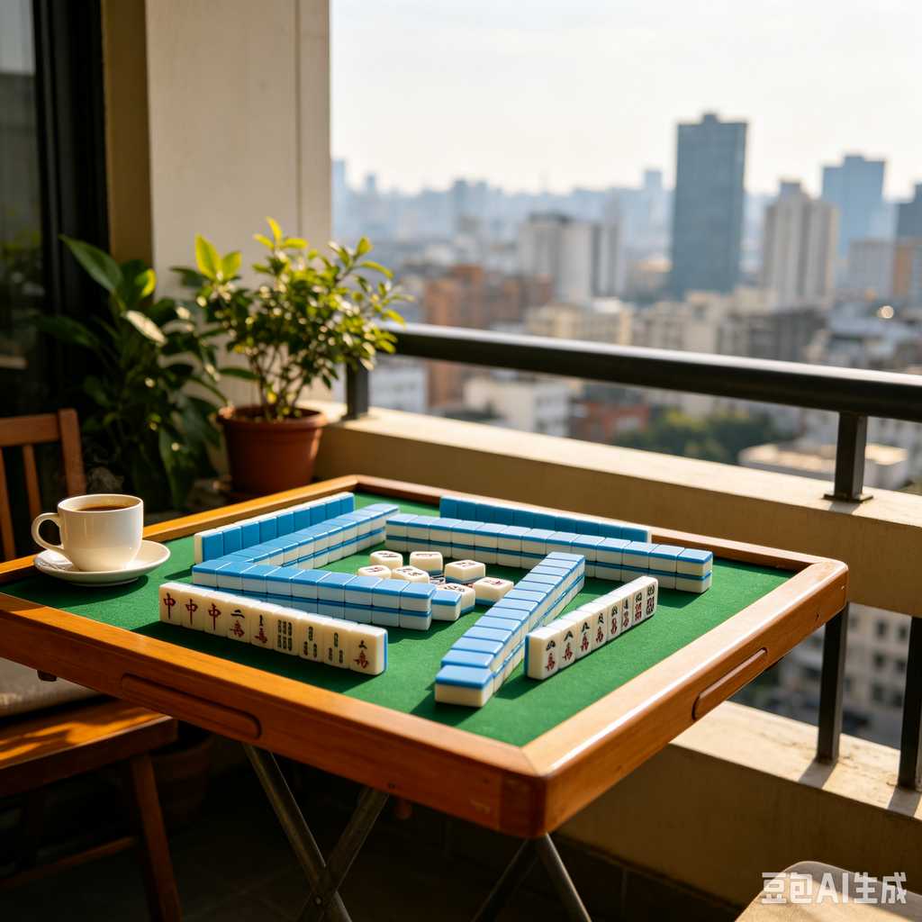 unique text mahjong tiles design