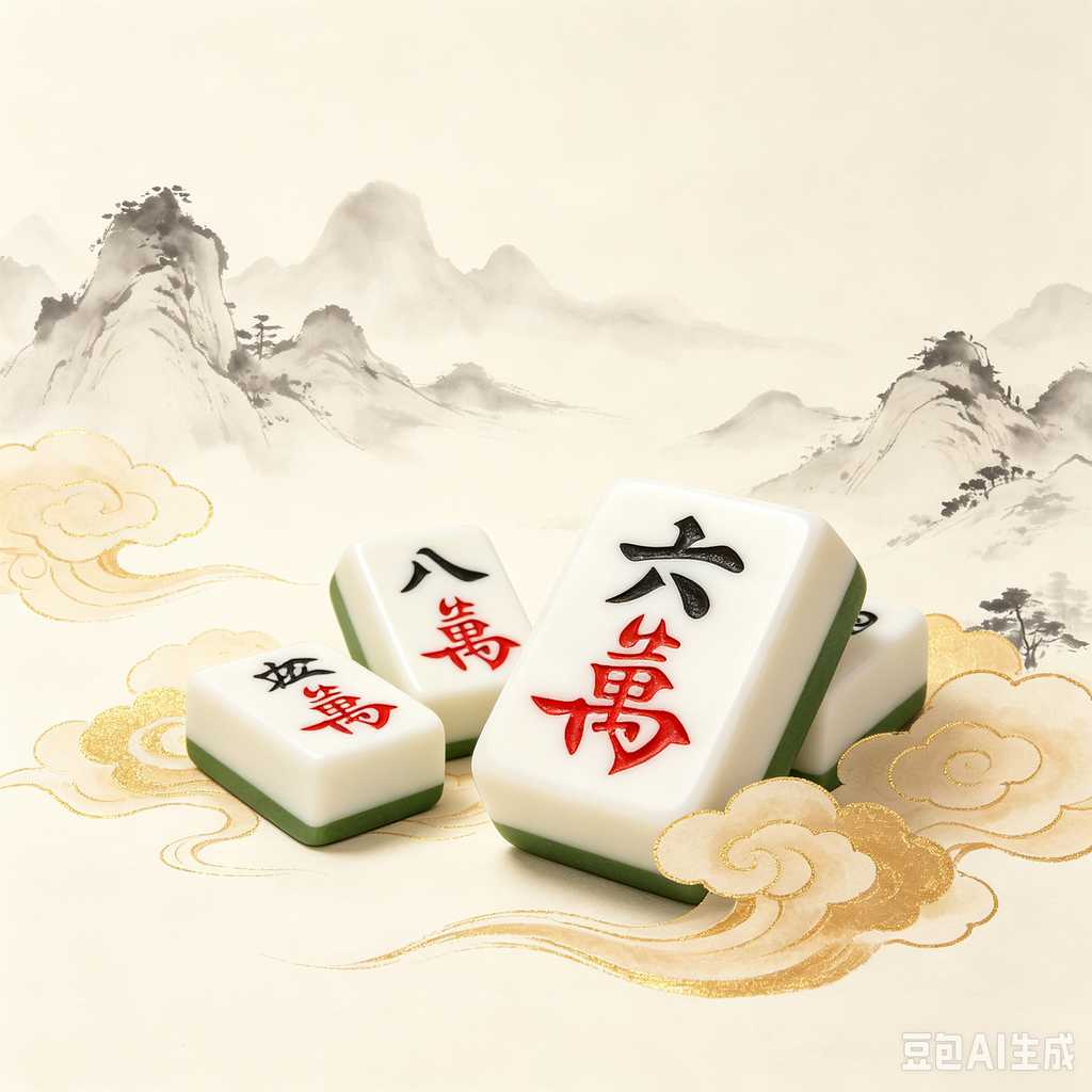 hand crafted mahjong set
