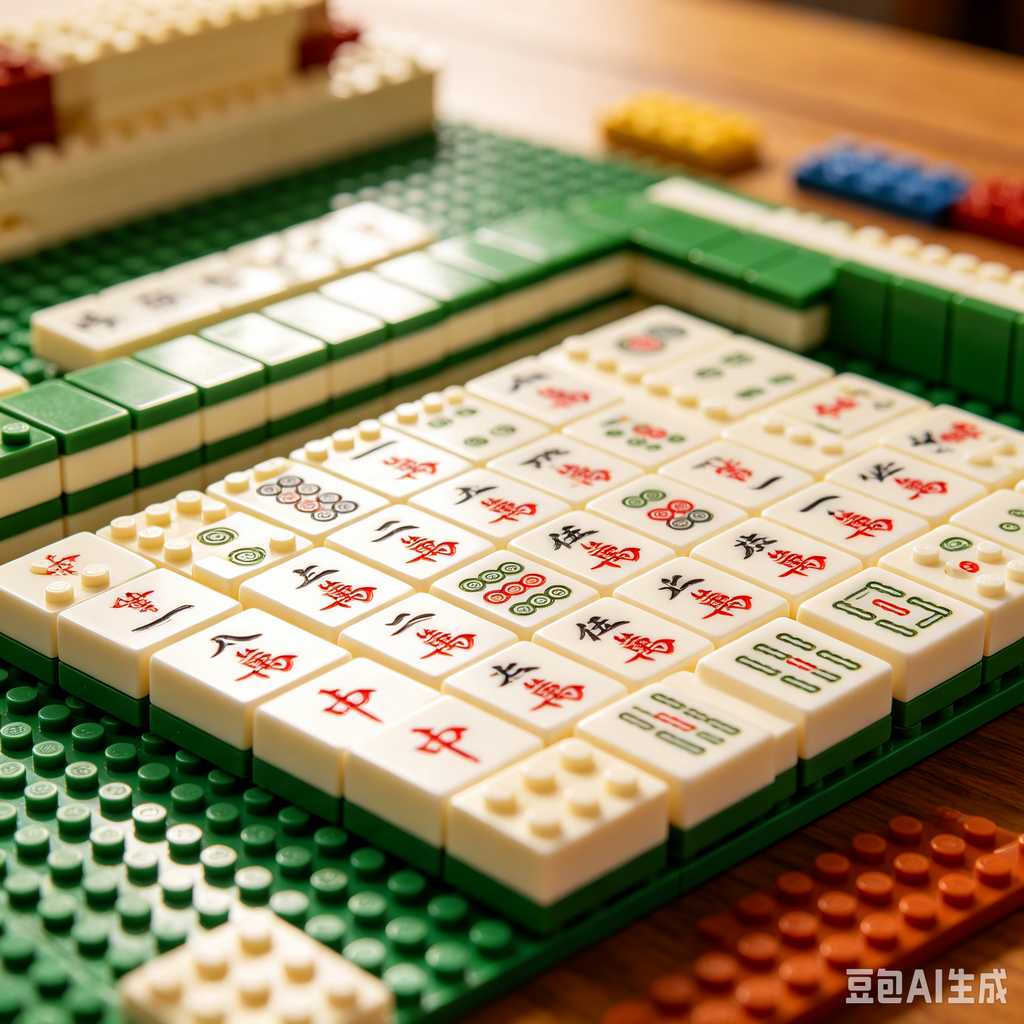 clear mini mahjong tiles portable